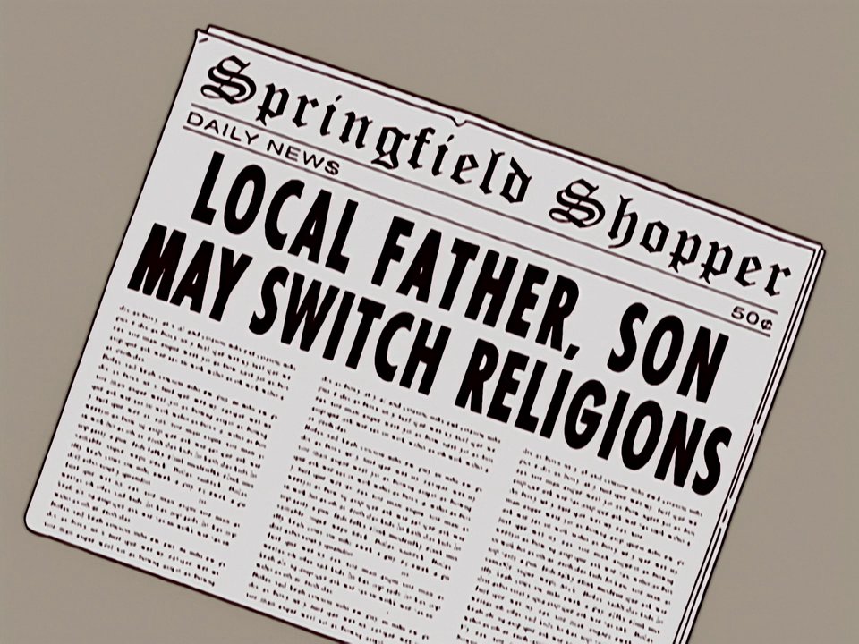 S16 E21 – The Father, the Son, and the Holy Guest&nbsp;Star